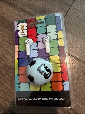 FIFA World Cup 2026 Earbuds with Soccer Ball Charging Case